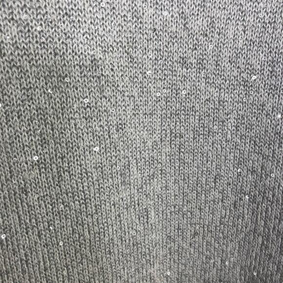 Joie Gray Silver Sequin Pullover Sweater Alpaca wool Blend - Picture 7 of 12